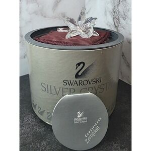 Swarovski Silver Crystal 1996 The Orchid Pink 200287 W/ Box 57
